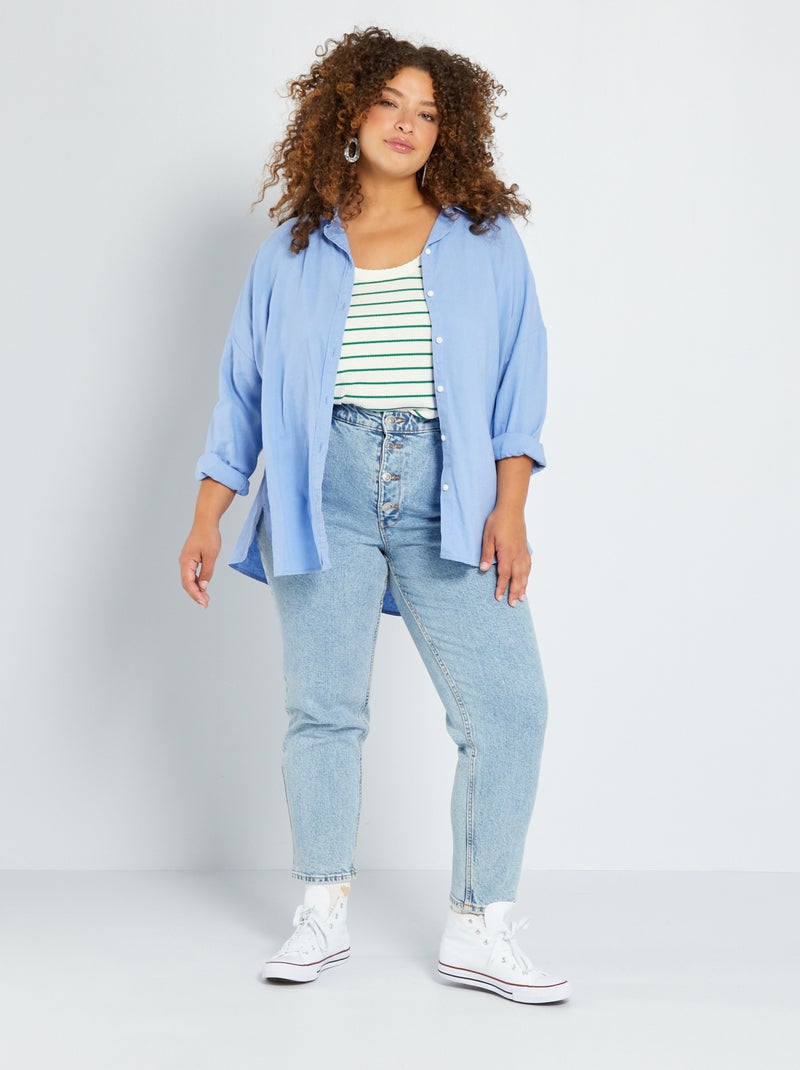 Jeans mom fit - L30 blu - Kiabi