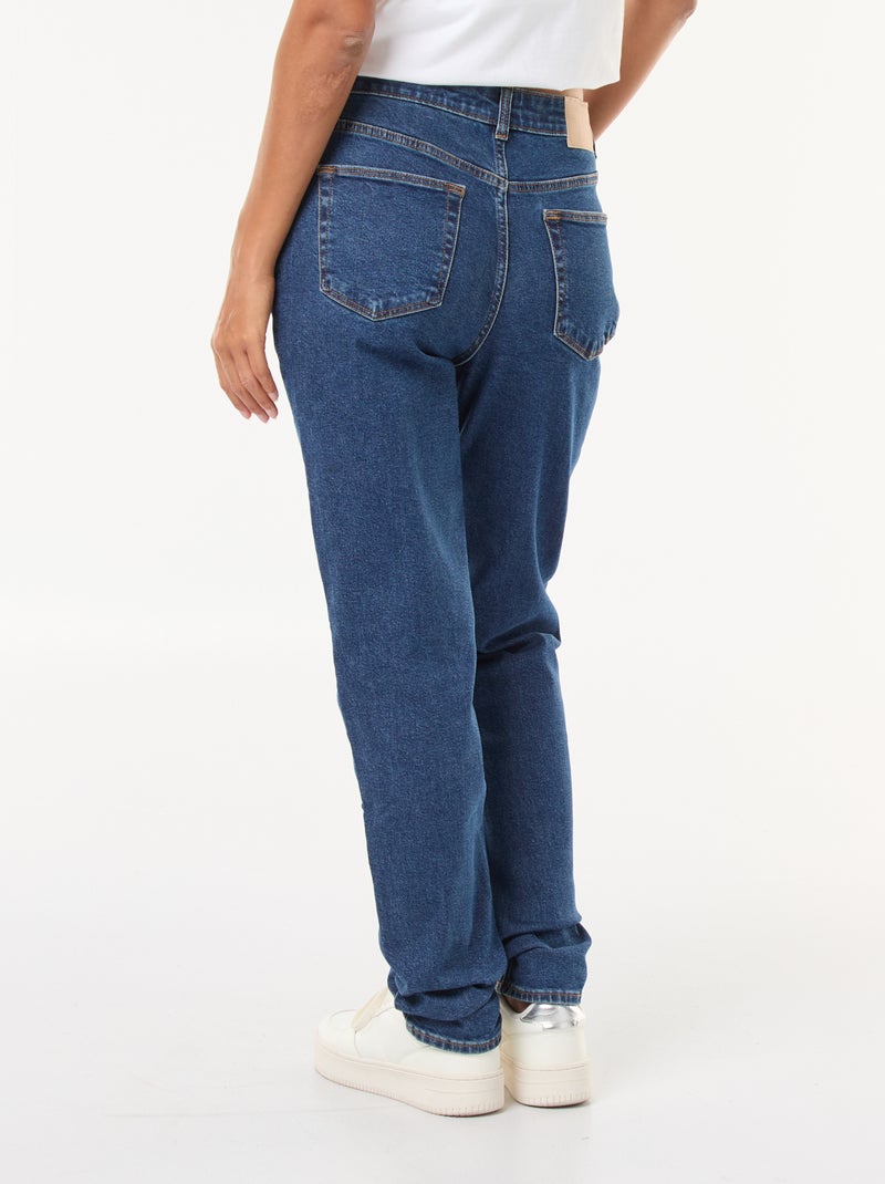 Jeans mom fit 5 tasche L34 Blu - Kiabi