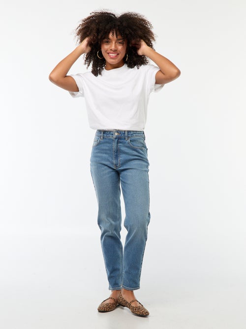 Jeans mom fit 5 tasche L34 - Kiabi