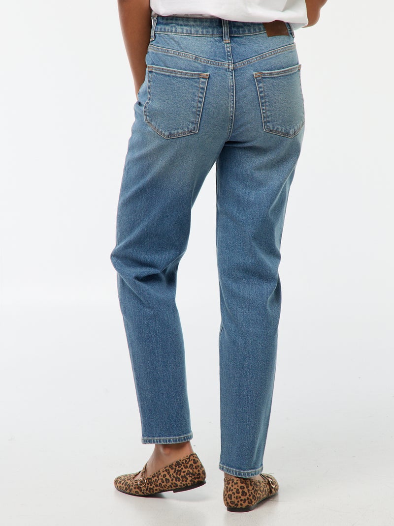 Jeans mom fit 5 tasche L34 Blu - Kiabi