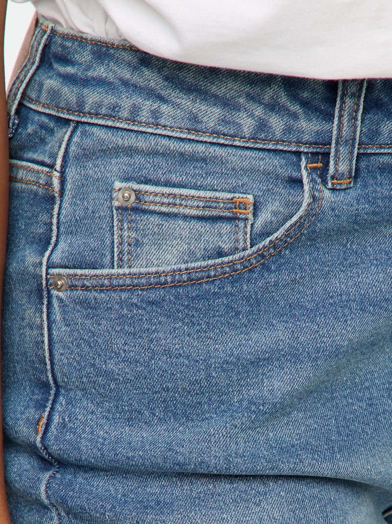 Jeans mom fit 5 tasche L34 Blu - Kiabi