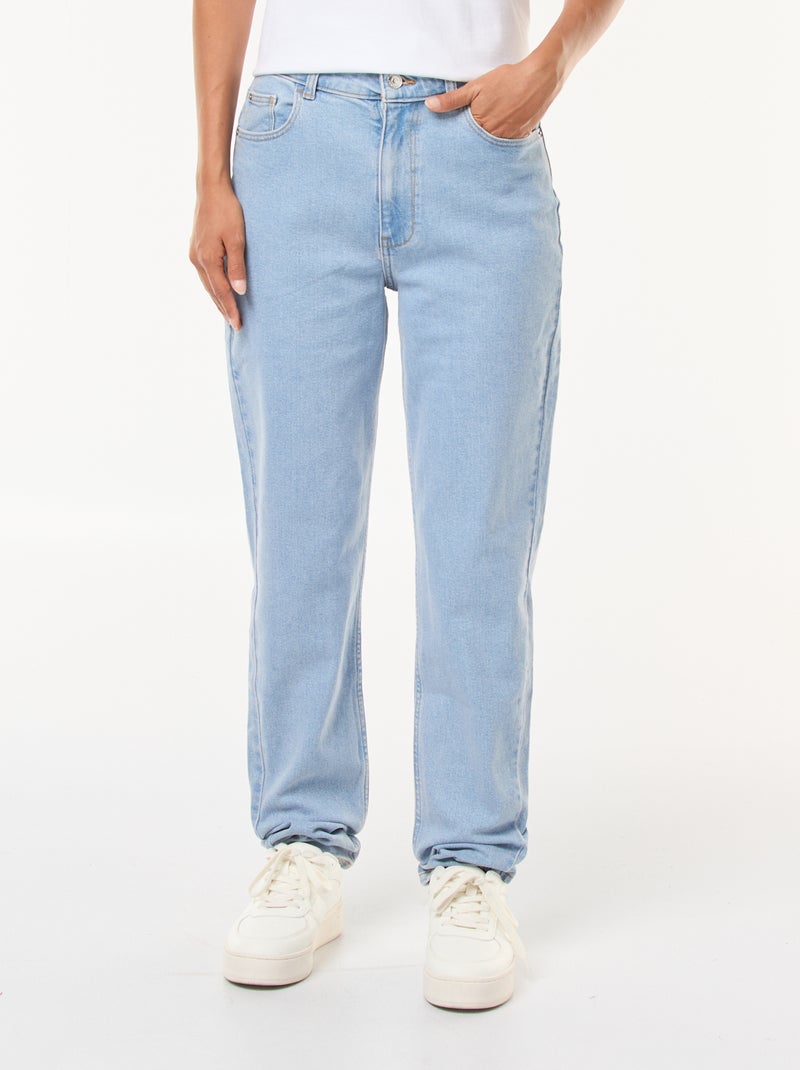 Jeans mom fit 5 tasche L34 Blu - Kiabi