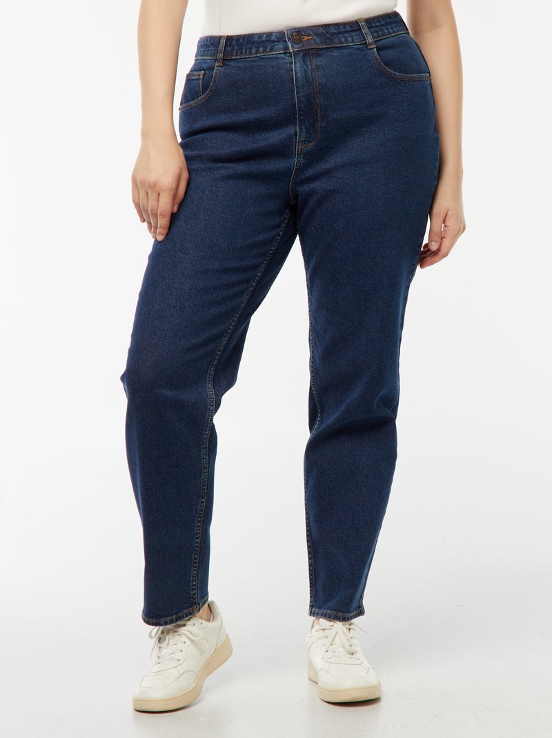 Jeans mom fit a vita alta - L28 Blu - Kiabi