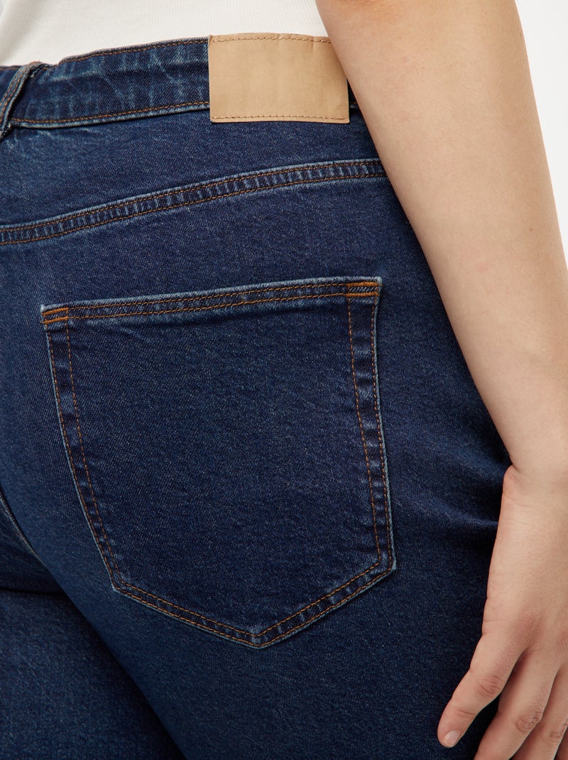 Jeans mom fit a vita alta - L28 Blu - Kiabi