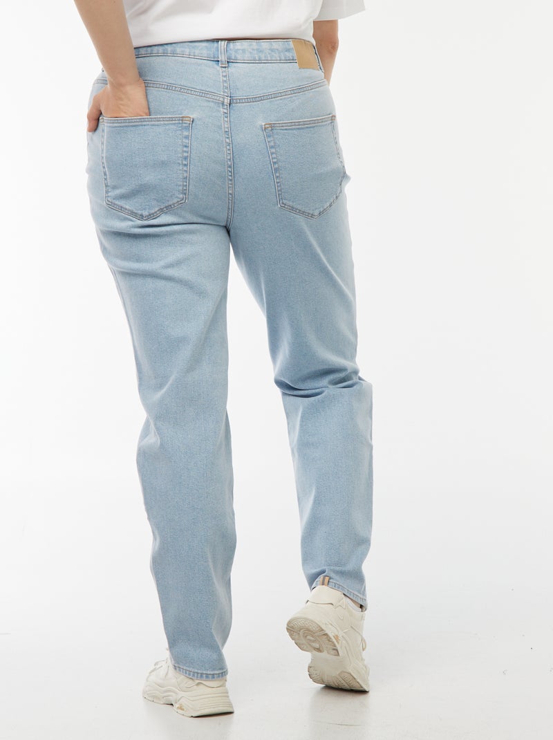 Jeans mom fit a vita alta - L28 Blu - Kiabi