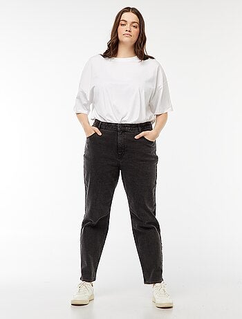 Jeans mom fit a vita alta - L28