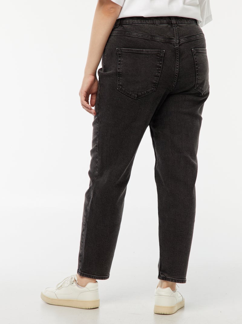 Jeans mom fit a vita alta - L28 Nero - Kiabi