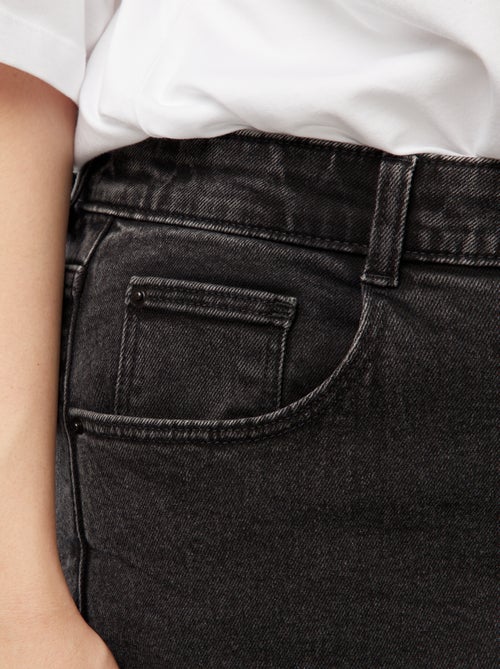 Jeans mom fit a vita alta - L28 - Kiabi