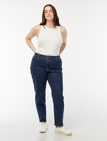 Jeans mom fit a vita alta - L34