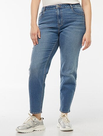 Jeans mom fit a vita alta - L34