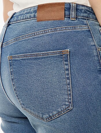 Jeans mom fit a vita alta - L34