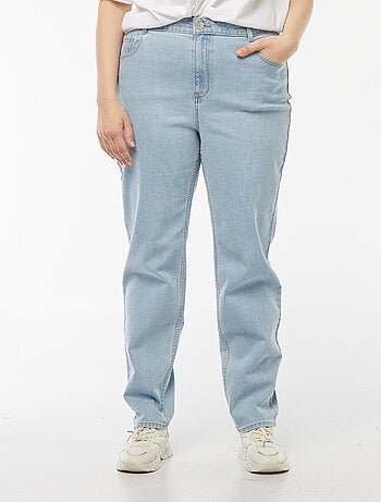 Jeans mom fit a vita alta - L34