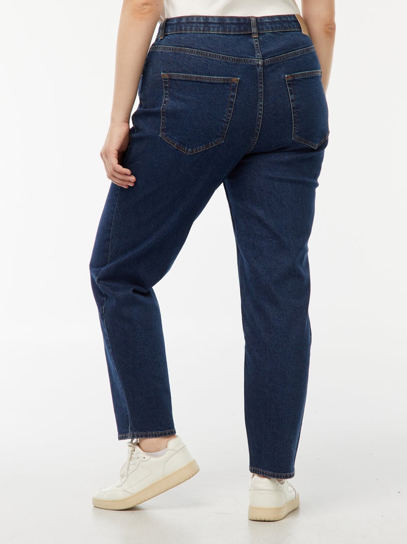 Jeans mom fit a vita alta 5 tasche - L32 Blu - Kiabi