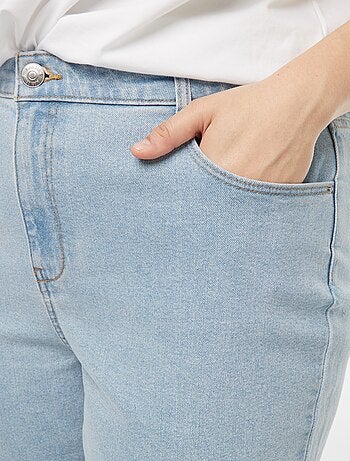 Jeans mom fit a vita alta 5 tasche - L32