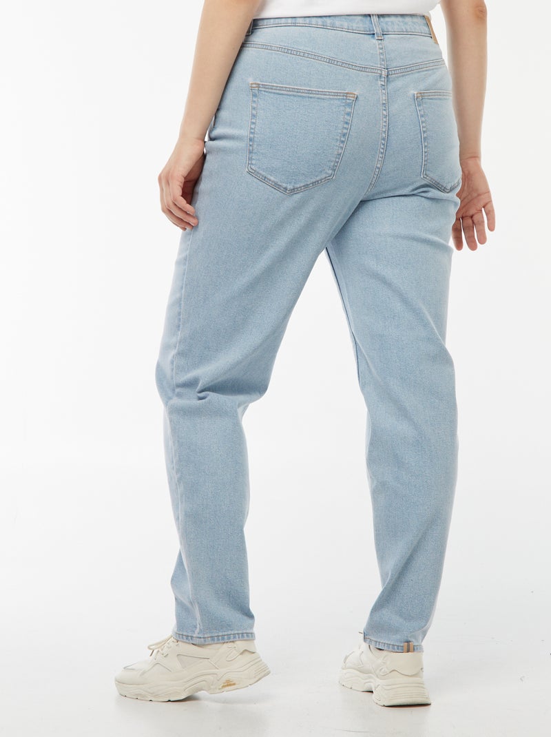 Jeans mom fit a vita alta 5 tasche - L32 Blu - Kiabi