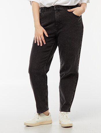 Jeans mom fit a vita alta 5 tasche - L32