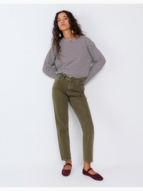 Jeans mom fit, mo fashion - Kiabi Jeans mom fit, mo fashion - Kiabi
