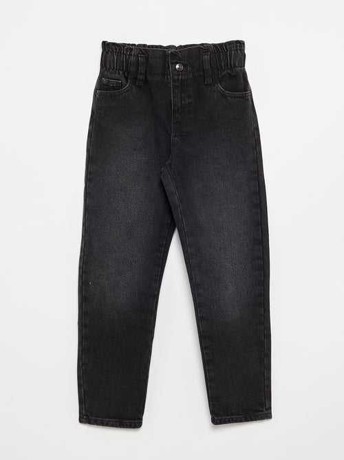 Jeans mom paperbag - Kiabi