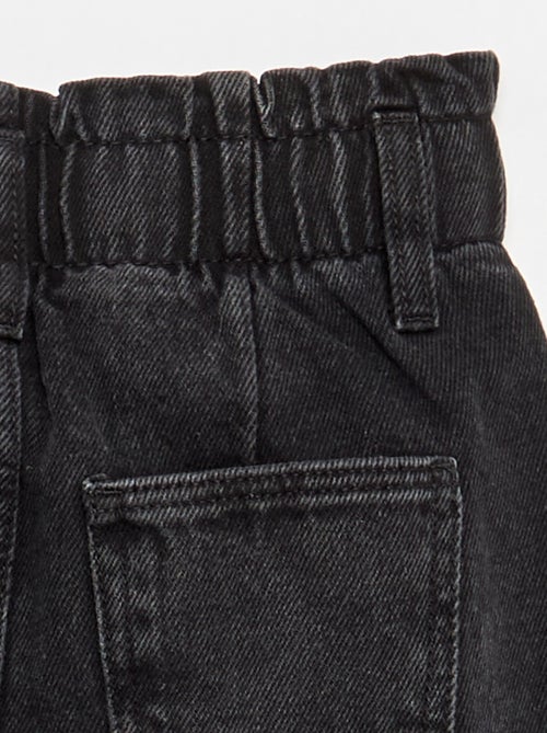 Jeans mom paperbag - Kiabi