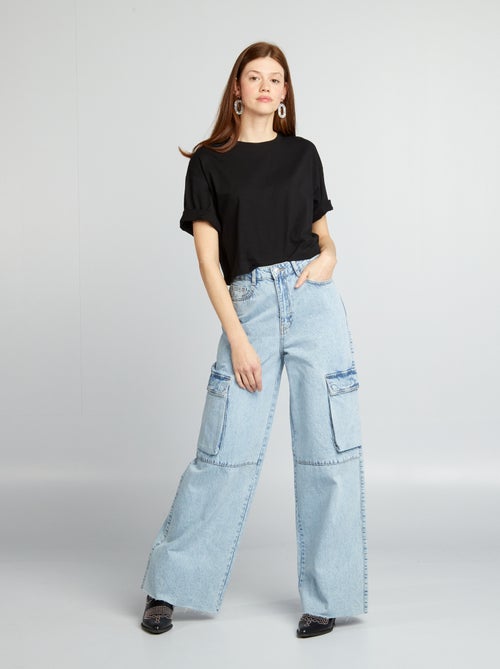 Jeans multitasche wide leg - Kiabi