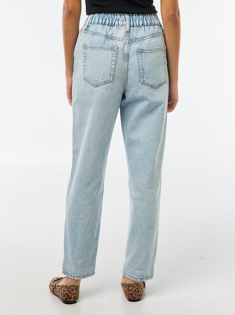 Jeans paperbag blu - Kiabi