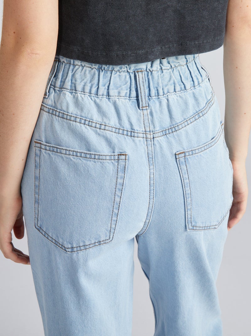 Jeans paperbag blu - Kiabi
