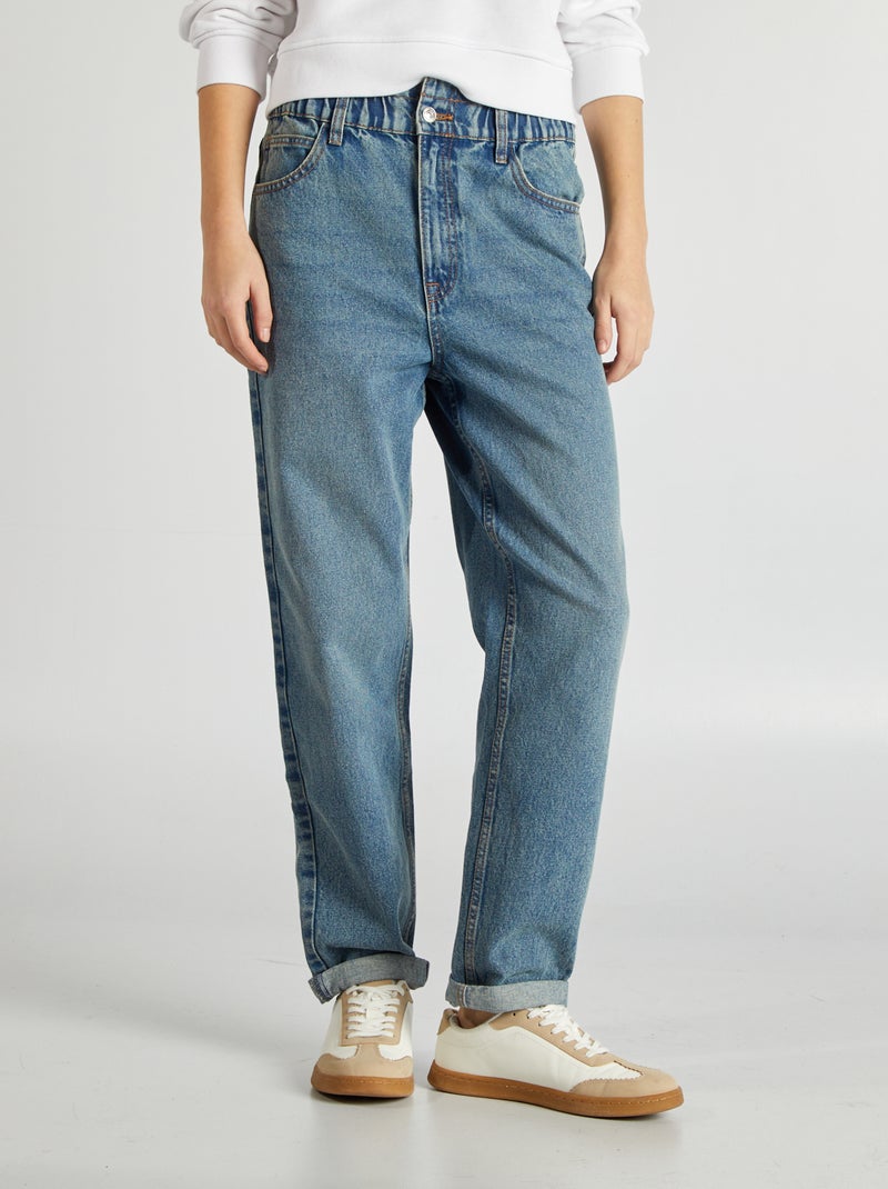 Jeans paperbag BLU - Kiabi