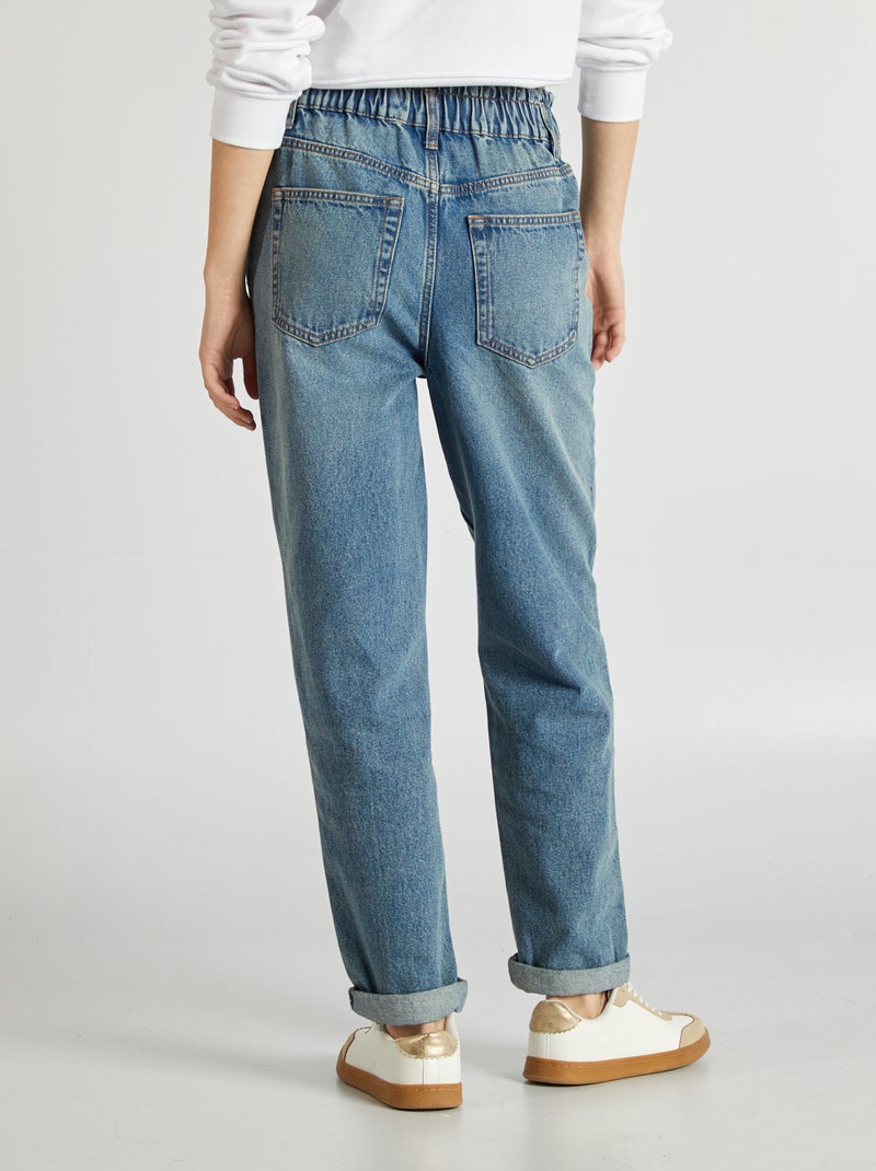 Jeans paperbag BLU - Kiabi