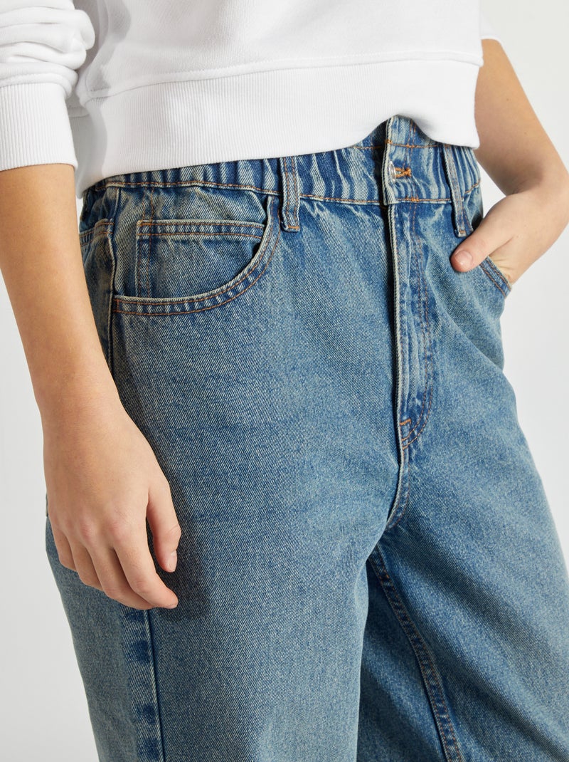 Jeans paperbag BLU - Kiabi