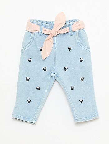 Jeans paperbag con motivo 'Minnie' 'Disney'