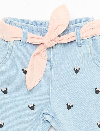 Jeans paperbag con motivo 'Minnie' 'Disney'