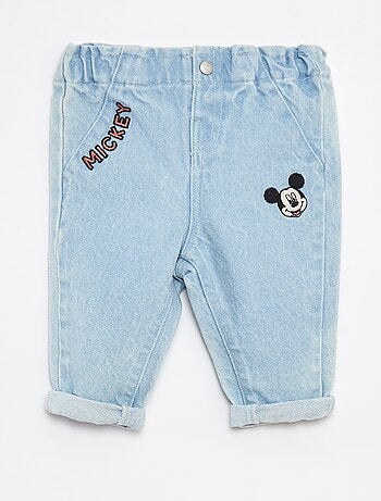 Jeans paperbag 'Disney' con risvolti sul fondo