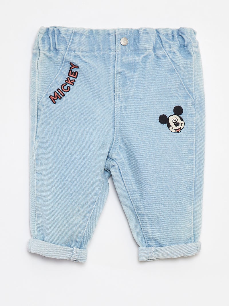 Jeans paperbag 'Disney' con risvolti sul fondo Blu - Kiabi