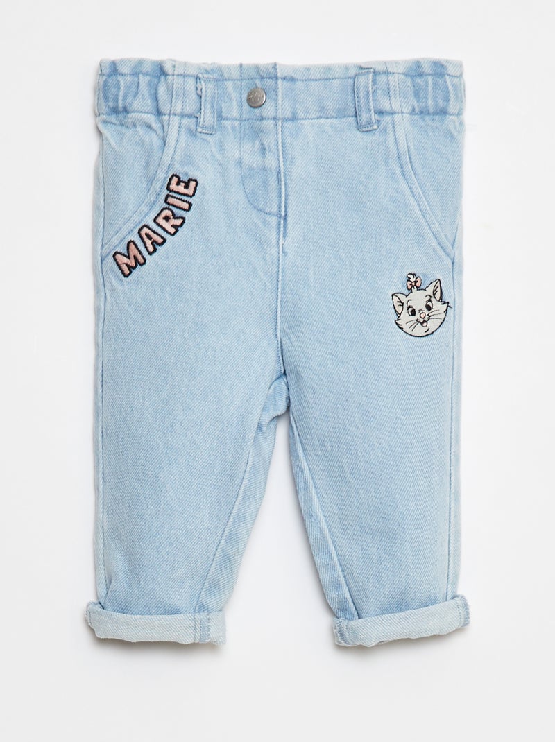 Jeans paperbag 'Disney' con risvolto sul fondo Blu - Kiabi