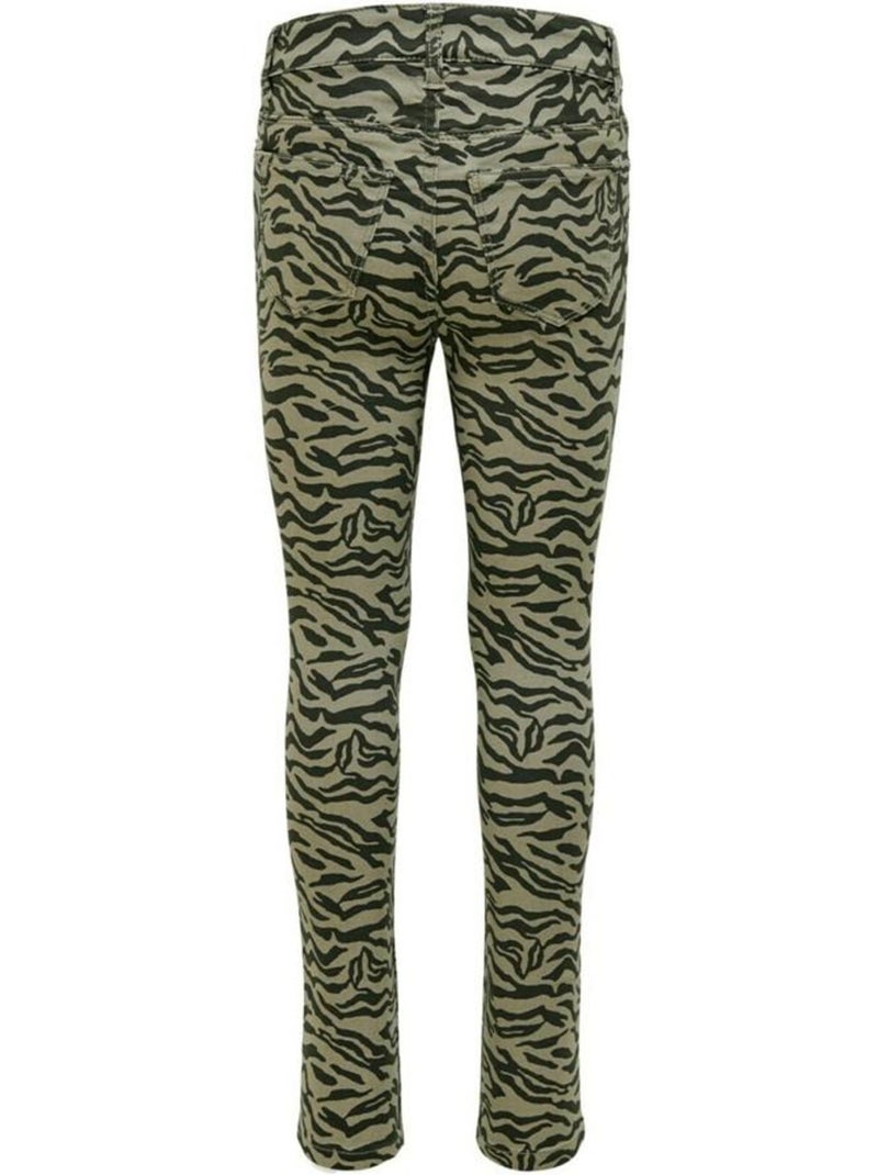 Jeans per Bambina Kids Only Verde kaki chiaro - Kiabi