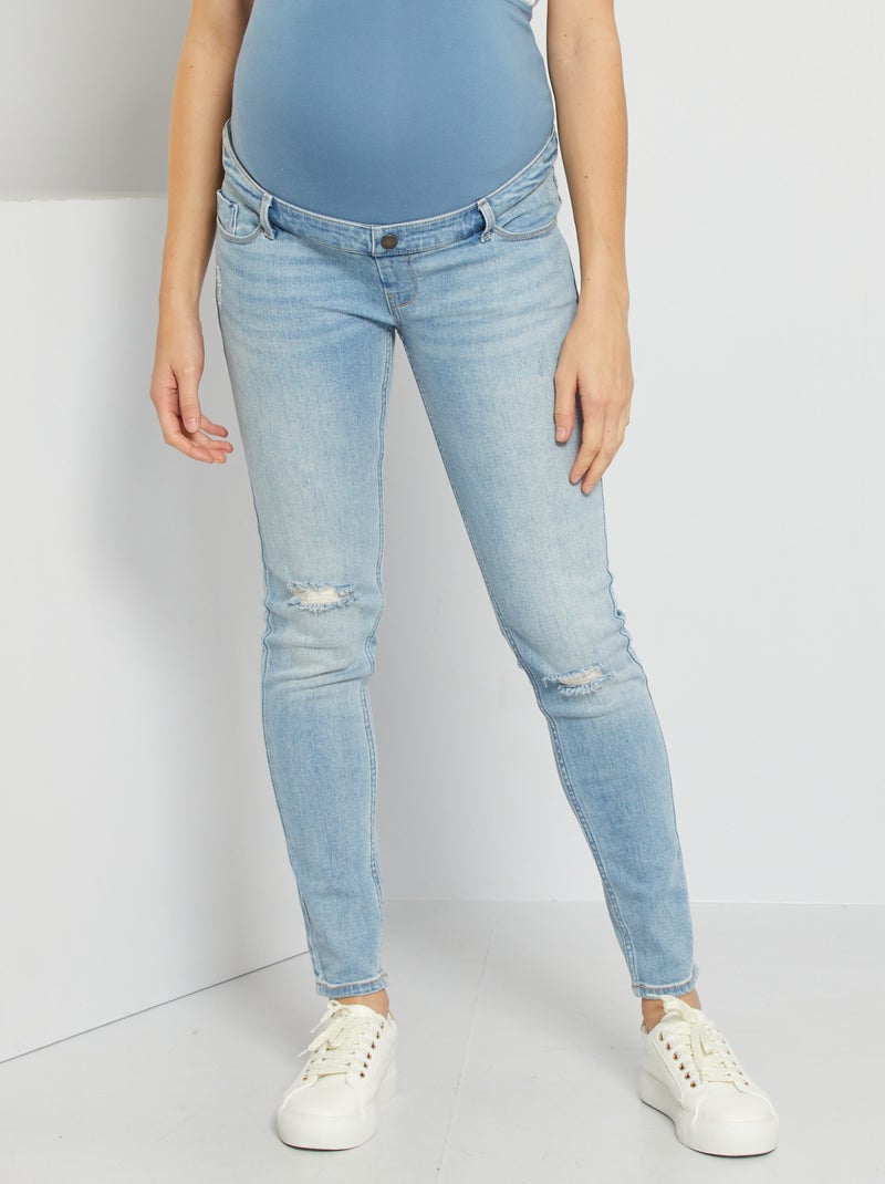 Jeans premaman eco-sostenibili blu Kiabi