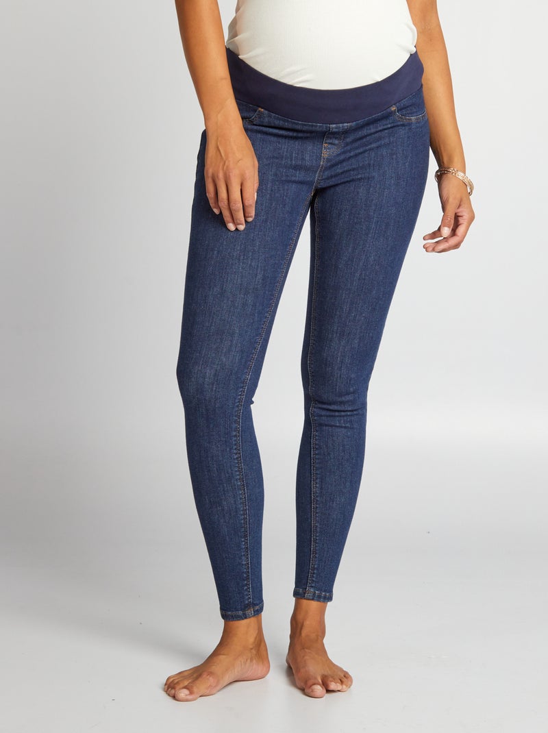 Pantaloni Premaman Leggings Effetto Pelle Premaman Jeans A Vita