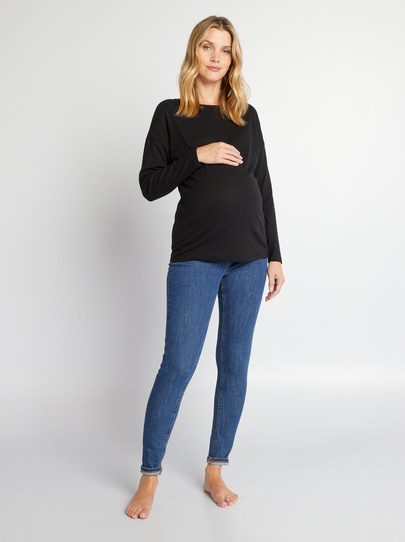 Jeans Premaman Regular Con Vestibilità Dritta Pantaloni 100% Made In Italy