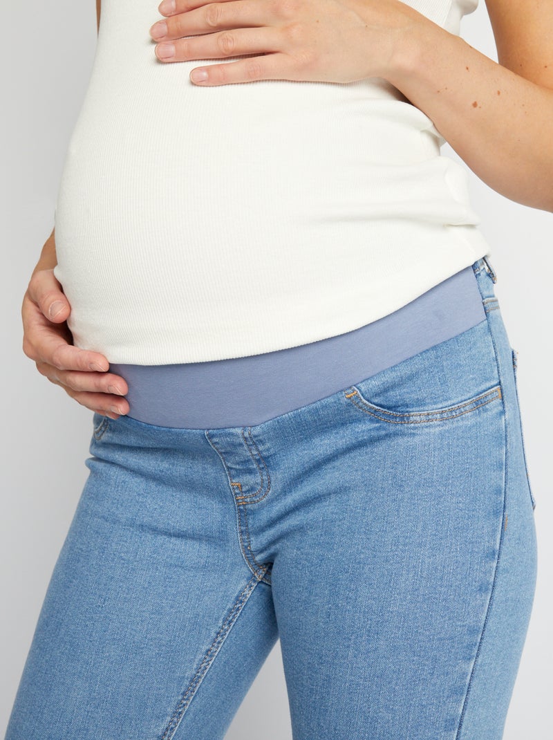 Jeans premaman skinny super stretch - Inizio gravidanza - piccola fascia blu - Kiabi
