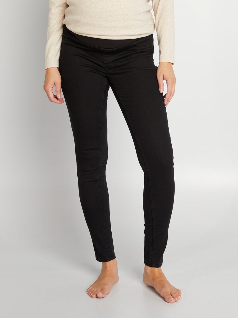 Jeans premaman skinny super stretch - Inizio gravidanza - piccola fascia NERO - Kiabi