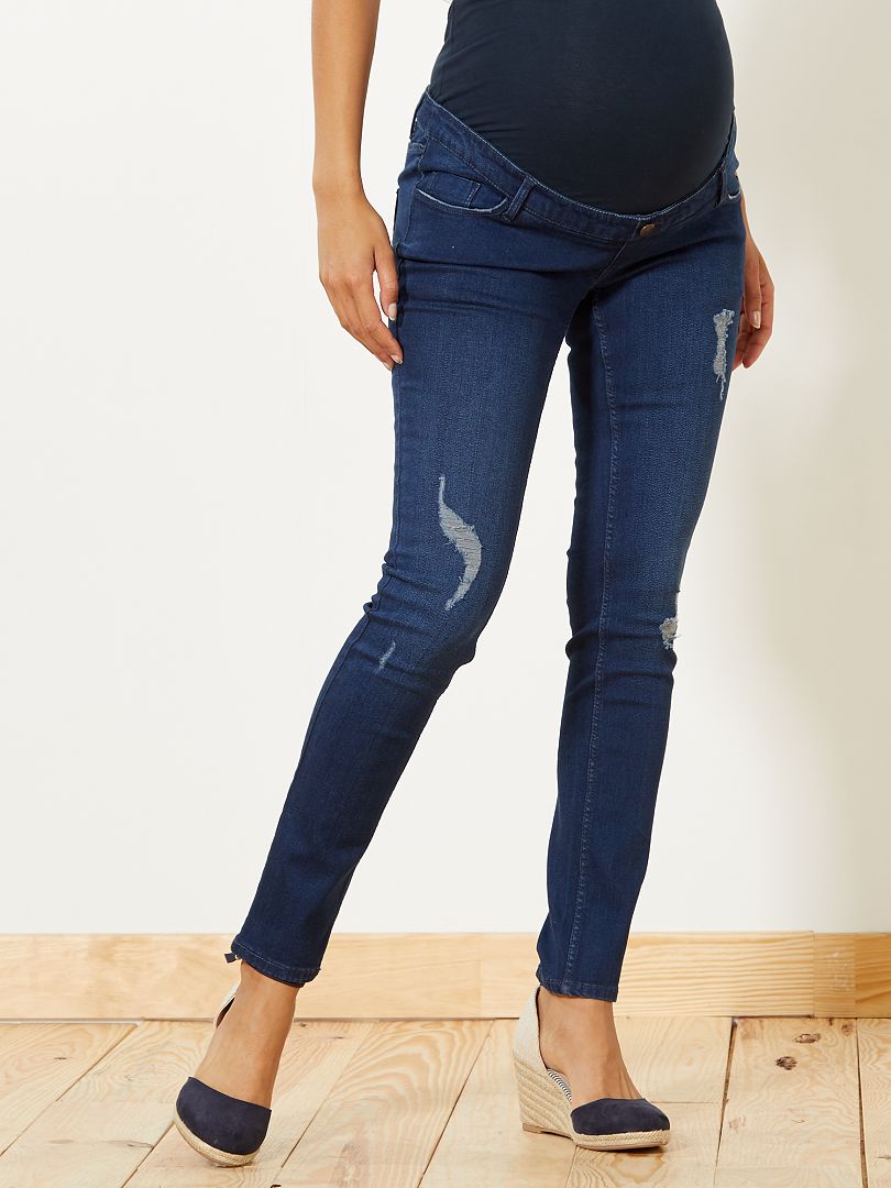 Jeans premaman slim fit BLU - Kiabi