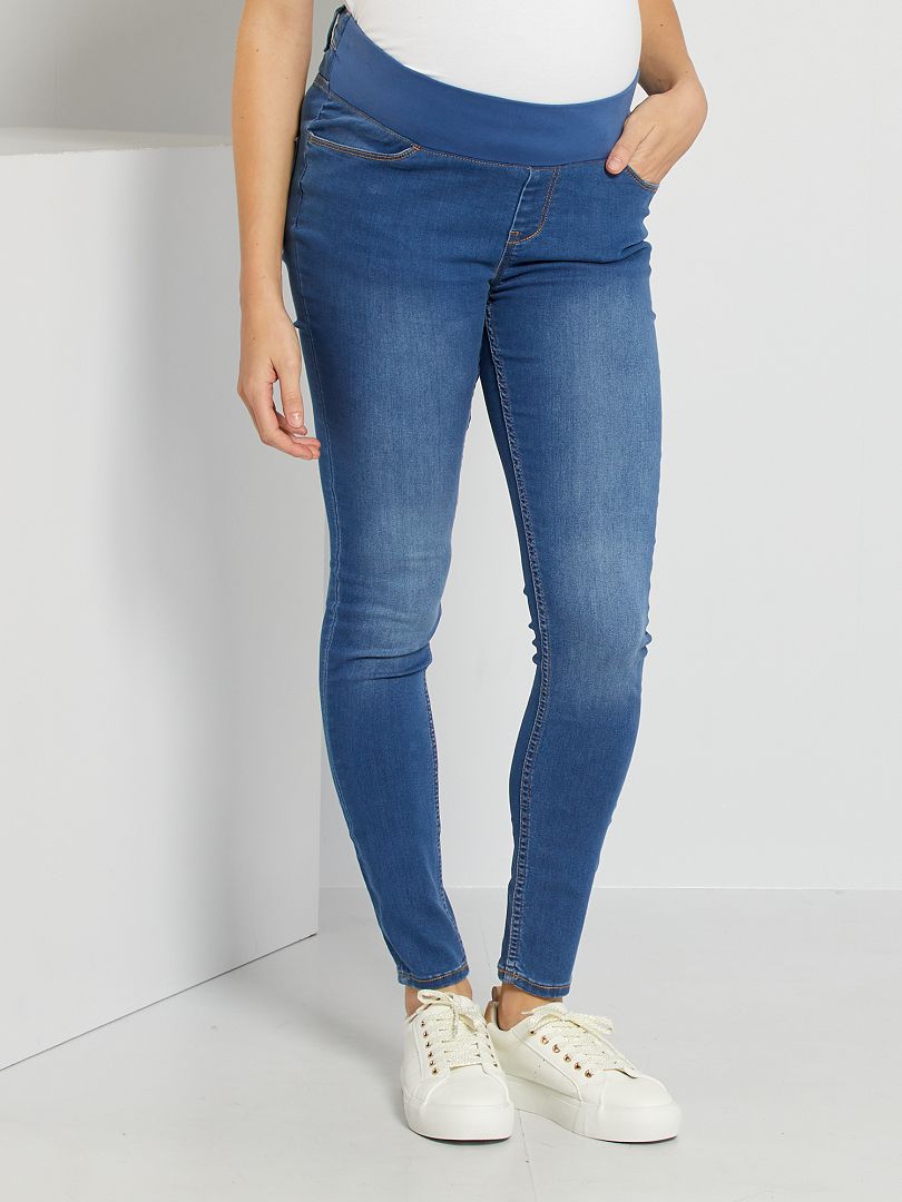 Jeans premaman super skinny fascia bassa BLU - Kiabi