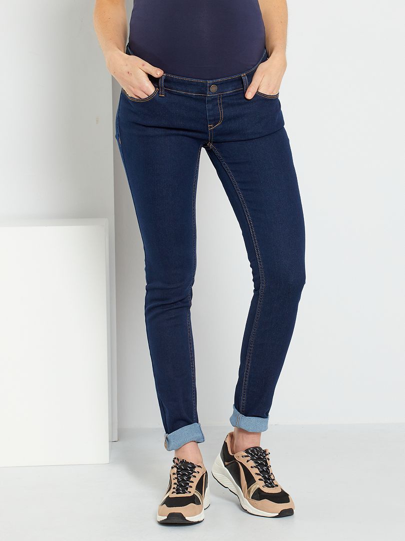 Jeans premaman super skinny L32 BLU - Kiabi