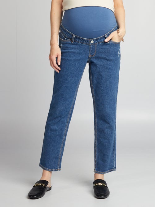 Jeans Premaman Jeans Con Fascia Elastica HI-RISE STRAIGHT LEG W029