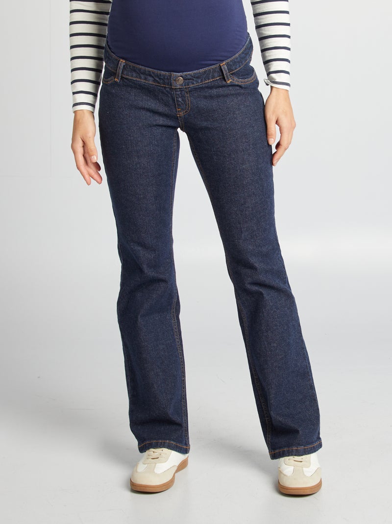 Jeans premaman taglio flare BLU - Kiabi