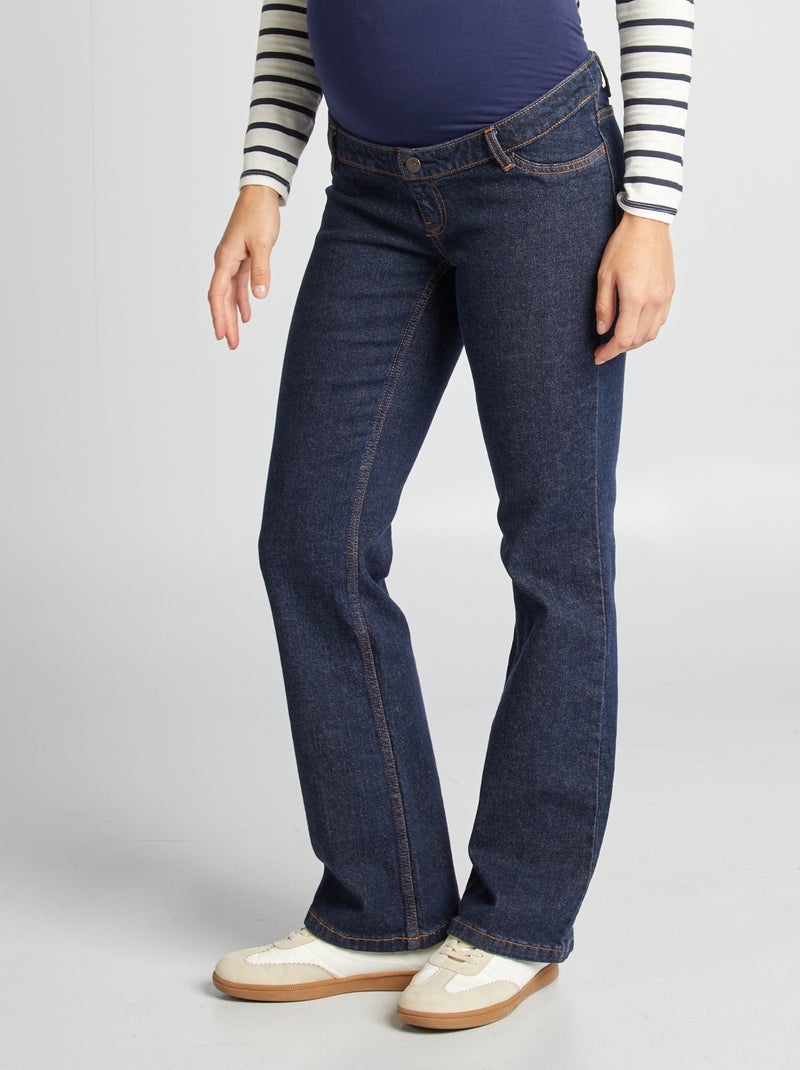 Jeans premaman taglio flare BLU - Kiabi