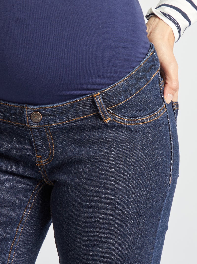 Jeans premaman taglio flare BLU - Kiabi