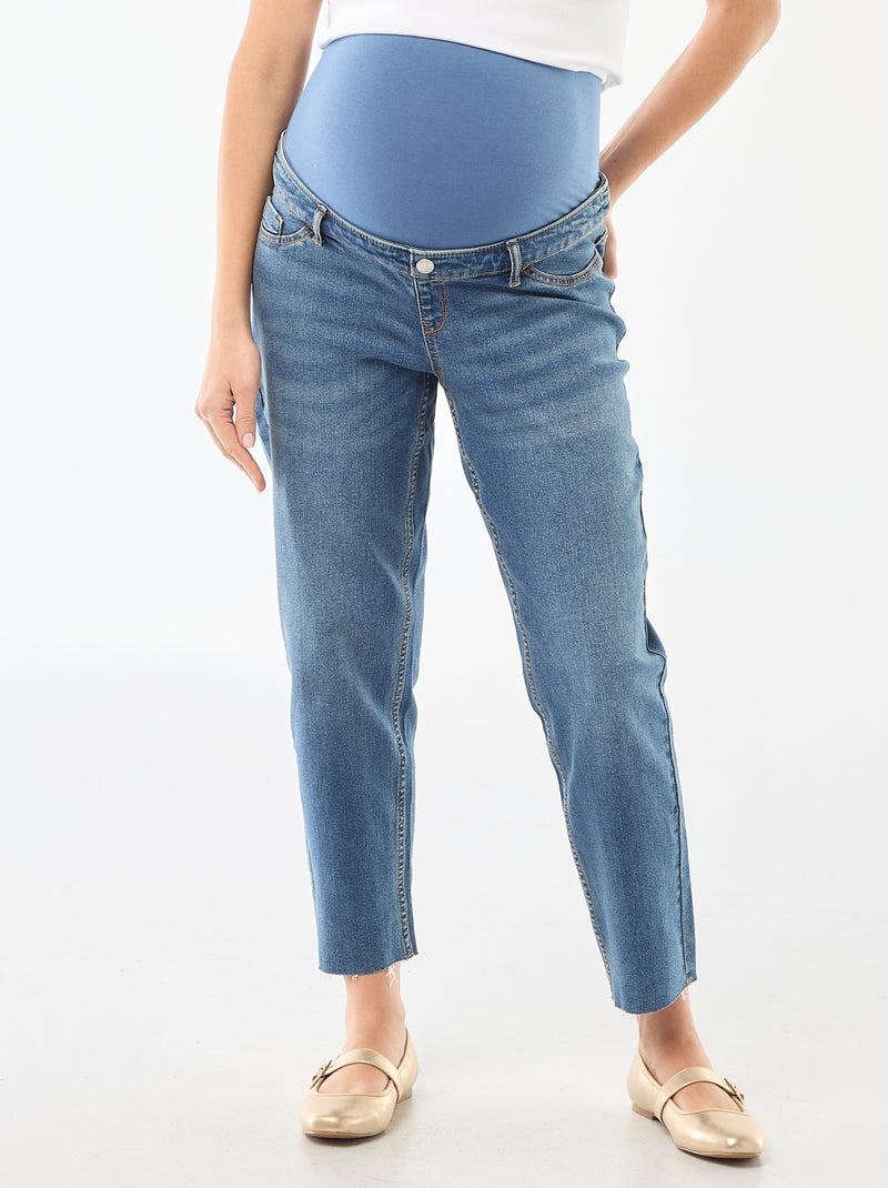 Jeans premaman taglio mom Blu - Kiabi