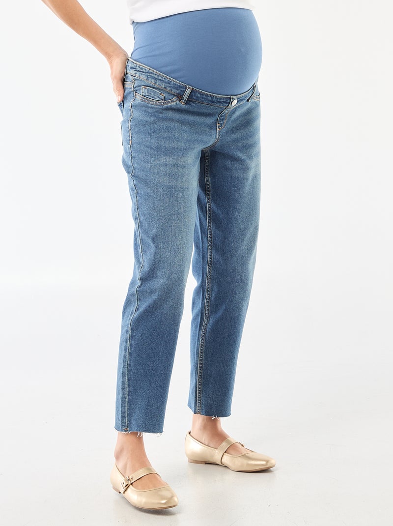 Jeans premaman taglio mom Blu - Kiabi