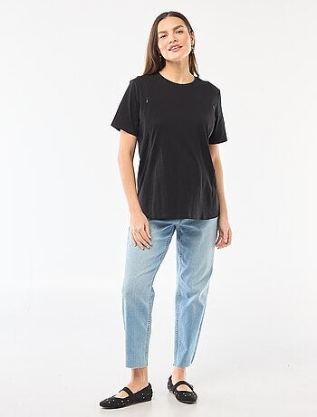 Jeans premaman taglio mom